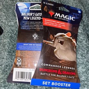 MAGIC THE GATHERING COMMANDER LEGENDS DUNGEONS&DRAGONS. BATTLE FOR BALDUR’S GATE
